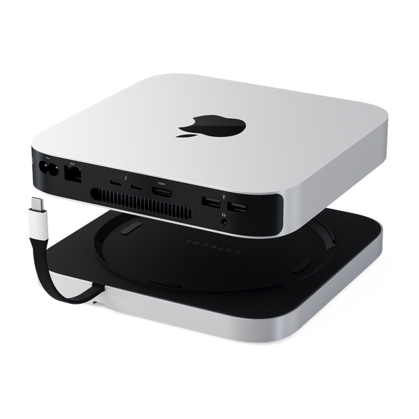 Satechi Stand & Hub - Mac Mini/Studio With NVMe SSD Enclosure STGMMSHS 810086361052