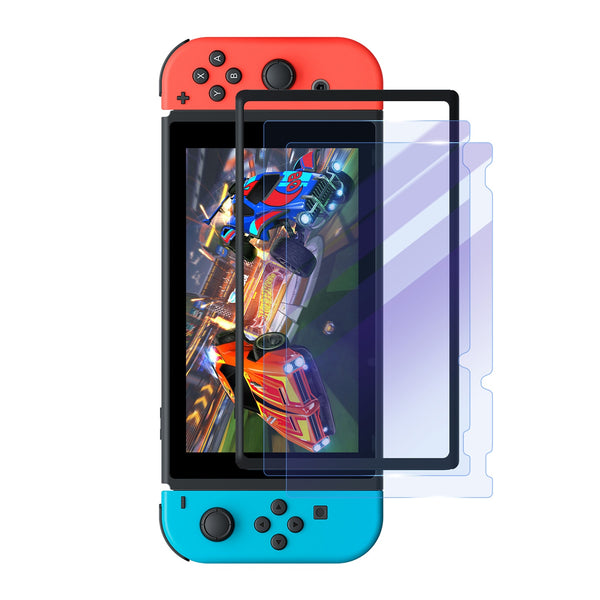 Blu Element Blue Light Tempered Glass Screen Protector 2 Pack for Nintendo Switch BETGBLNS 732442251565