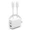 HyperGear Basics 30W Dual Port USB-C + USB-A Wall Charger Travel Hub 16015