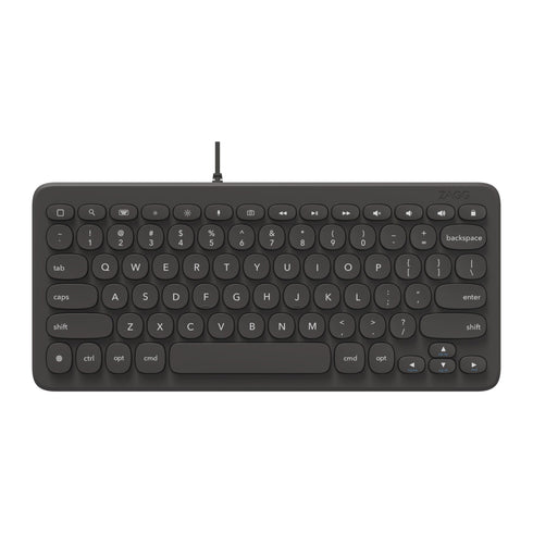 ZAGG Lightning Wired Keyboard 12inch - Black 103210890 840056175198