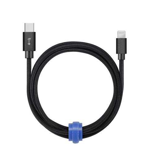 Blu Element Braided Charge/Sync USB-C to Lightning Cable BEC2L4B 758913930821