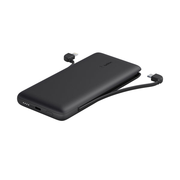 Belkin BoostCharge Plus Power Bank + Integrated Cables BPB006btBLK 745883815371