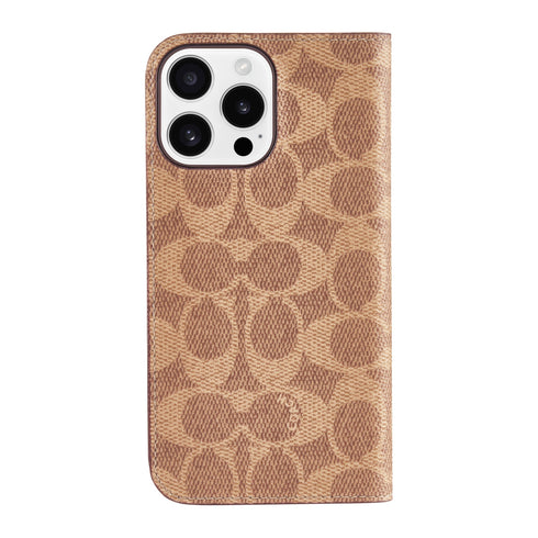 Coach Folio Signature C Case for iPhone 16 CH054148 840171739244