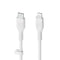 Belkin BoostCharge PRO USB-C Cable with Lightning Connector 3ft CAA009bt1MWH 745883832026