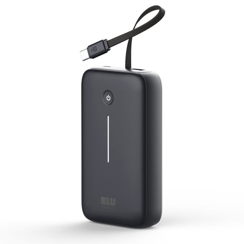 Blu Element PowerFlex 30W Power Bank w/Built-In USB-C Cable BEPB20KBK1 732442252562