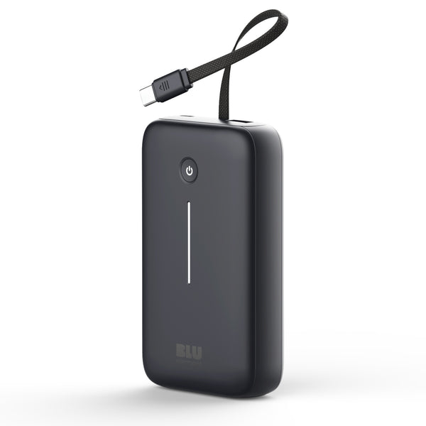 Blu Element PowerFlex 30W Power Bank w/Built-In USB-C Cable BEPB20KBK1 732442252562