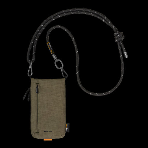 MagEasy Phone Sacoche Utility Crossbody Bag + Strap Phone Lanyard 8.3"mm MPHIPH233WR24
