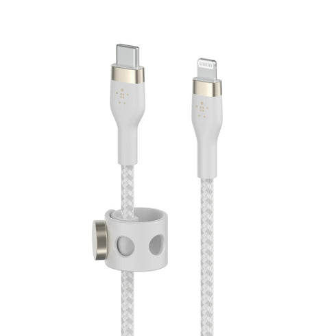 Belkin BoostCharge Pro Flex USB-C Cable with Lightning Connector CAA011bt2MWH 745883832545