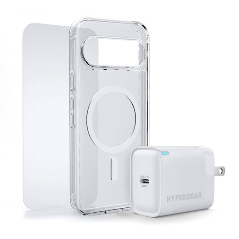 HyperGear Bundle - 30W Hub, Glass, Case w/ Magsafe for Pixel 16384