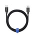 Blu Element Braided Charge/Sync USB-C to USB-C 60W Cable BEC2C4B 758913930814