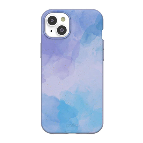 Pela Compostable Eco-Friendly Printed Case w/MagSafe for iPhone 15 16964-IP14MAX-LAV-BLUREF 670462169647