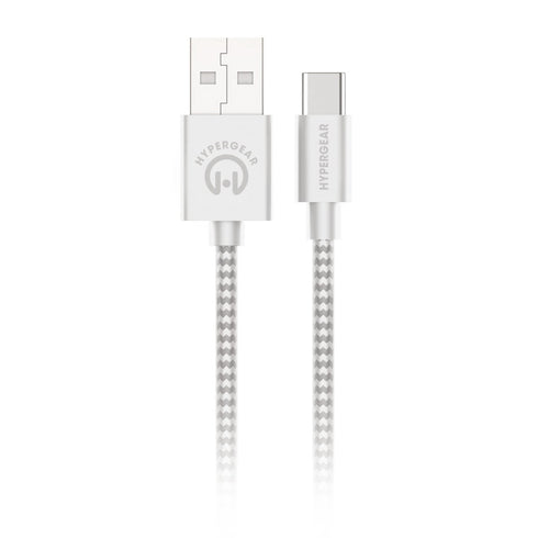 HyperGear USB-A to USB-C Braided Charge and Sync Cable 15817