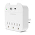 HyperGear Multi Plug 5 Outlet Extender with USB-C + USB Ports 15705