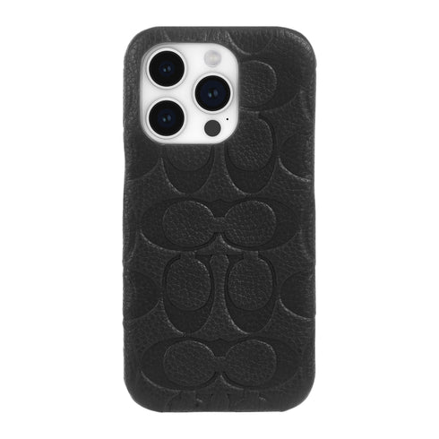 Coach Leather Slim Wrap Signature C Case for iPhone 15 CH052542 840171733242
