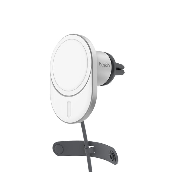 Belkin BoostCharge Pro Magnetic Wireless Car Charger w/Qi2 15W WIC008btGRV2 745883870653