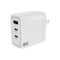 Blu Element Wall Charger 3 Port 65W PD 2 USB-C & USB-A BEWCCS65W3PW 732442246226