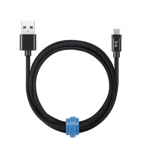 Blu Element Braided Charge/Sync USB-C to USB-A Cable B4TCBK