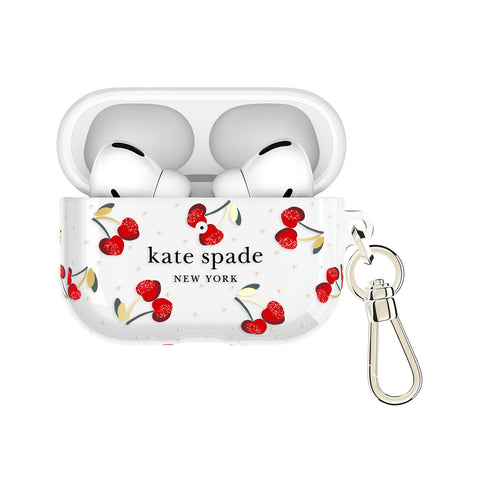 Kate Spade Protective Case w/Gold Ring Clip AirPods Pro 3 KS059334 840171760583