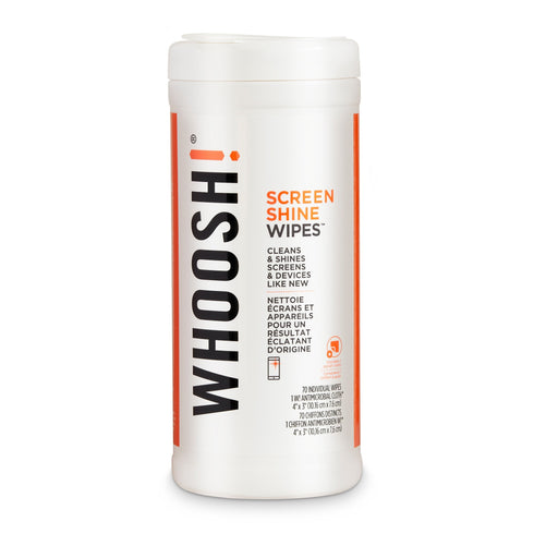 WHOOSH! Screen Shine Wipes (70) In Canister 1FG70WPENFR 837296002582