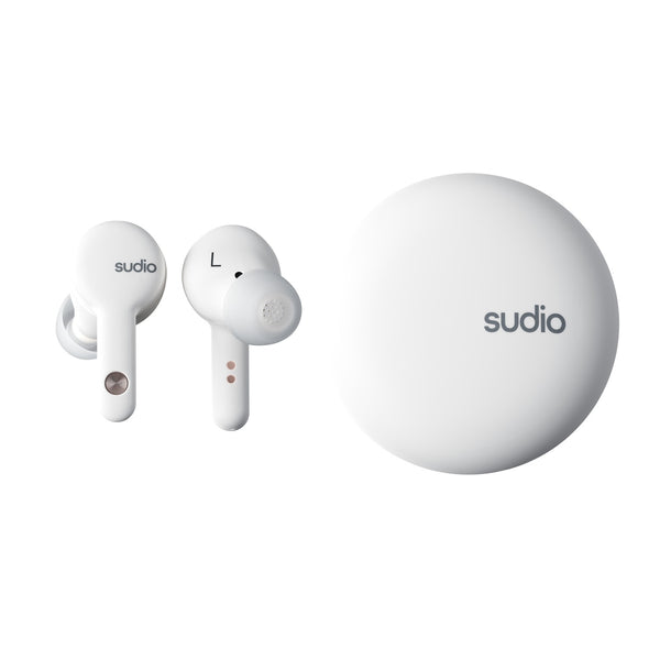 Sudio A2 ANC Wireless Earbuds A2WHT 817427026700