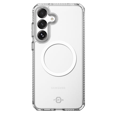 ITSKINS Hybrid_R Case w/Magnets Galaxy S25 SG5FHMACRTRSP 810176658284