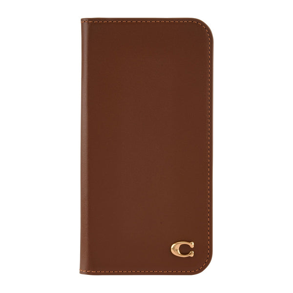 Coach Leather Folio Case for iPhone 16 CH054158 840171739299
