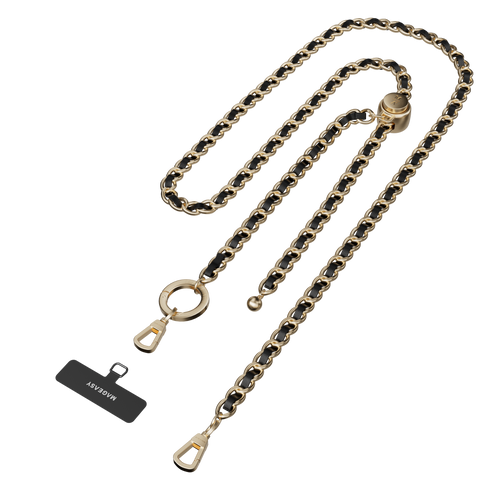 MagEasy Leather Chain Classic Strap + Card MPHIPH222BO23 4895241121234