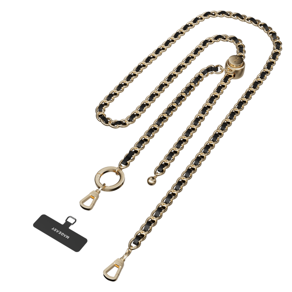 MagEasy Leather Chain Classic Strap + Card MPHIPH222BO23 4895241121234