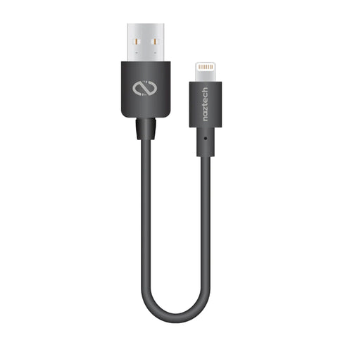 Naztech 6in. USBforA to Lightning Charge and Sync Cable for Black 13432 633755134326