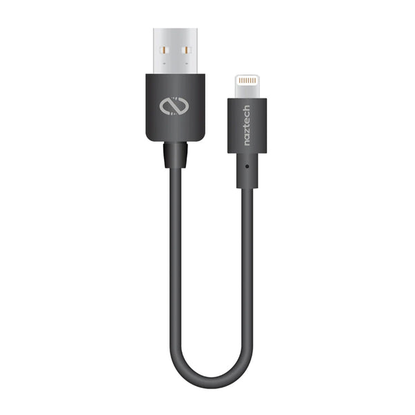 Naztech 6in. USBforA to Lightning Charge and Sync Cable for Black 13432 633755134326