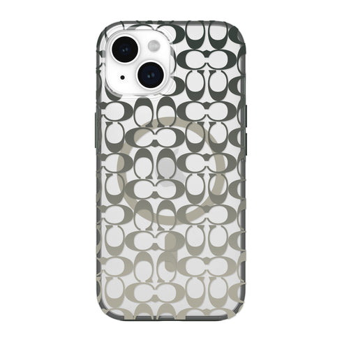 Coach Protective Signature C Case w/MagSafe for iPhone 15 CH052466 840171732863