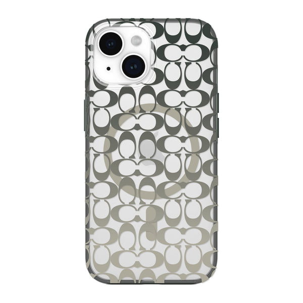 Coach Protective Signature C Case w/MagSafe for iPhone 15 CH052466 840171732863