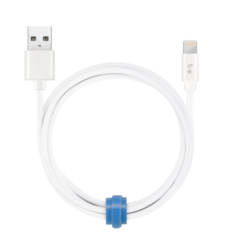 Blu Element Braided Charge/Sync Lightning to USB-A Cable B4MFIWH 757347730779