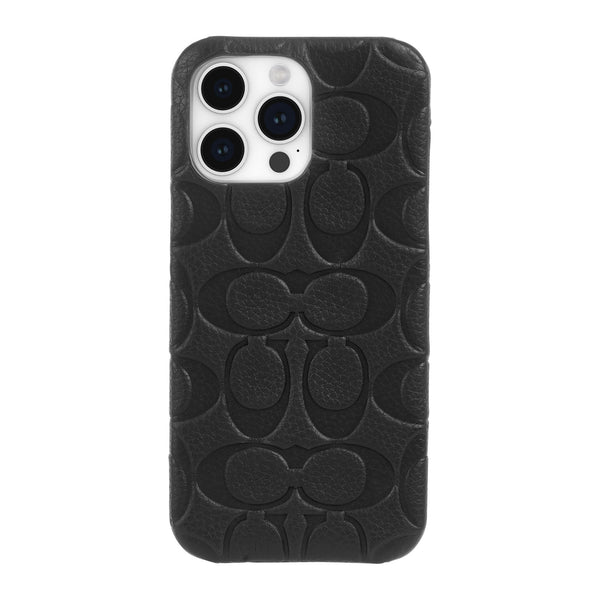 Coach Leather Slim Wrap Signature C Case for iPhone 15 CH052674 840171733907