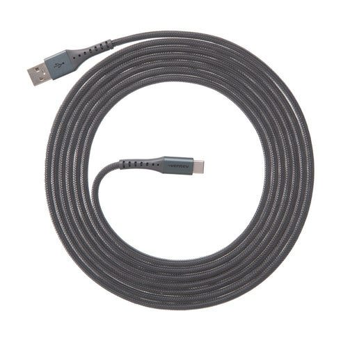 Ventev ChargeSync Alloy USB-C Cable 10ft AC10STL256519
