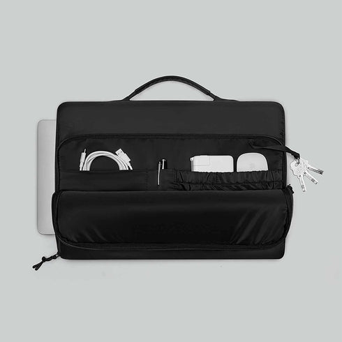 Gaston Luga Dash Cushioned Briefcase 16" DSCBC16BK 7350111044893
