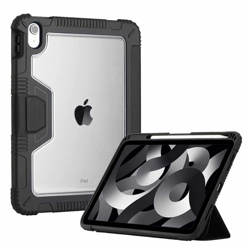 Bulk Packaging Rugged Folio Case with Clear Back iPad RPZZKJFOLIP10GBK