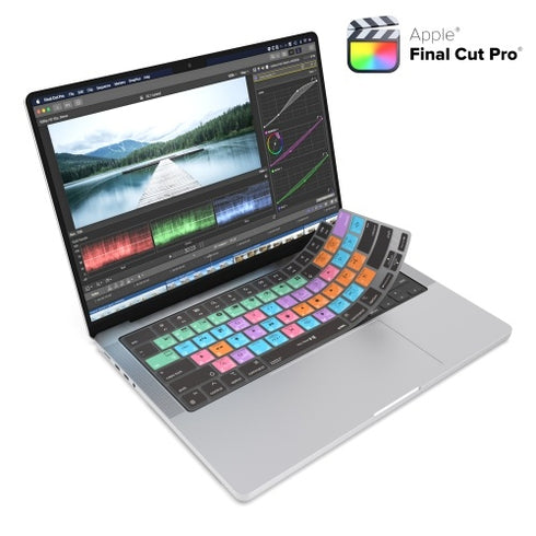 JCPal VerSkin Apple Final Cut Pro Shortcuts Keyboard Protector for MacBook JCP2471