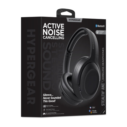 HyperGear Stealth2 ANC Wireless On-Ear Headphones 15859