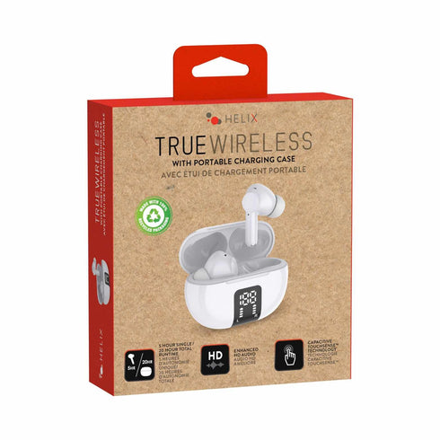 Helix/Retrak Premium True Wireless Earbuds ETHTWRWE 810061145103