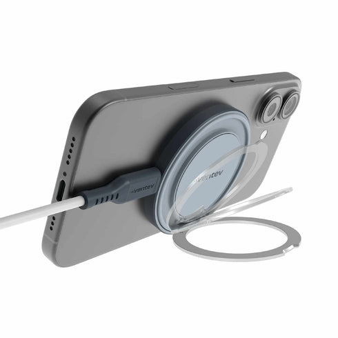 Ventev Qi2 15W Wireless Magnetic Charger with Stand Q2STDGRY182768