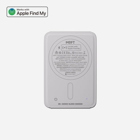 MOFT Trackable Wallet Stand -(MOVAS) MS007MF-1-ME-MCGY 6975820904132