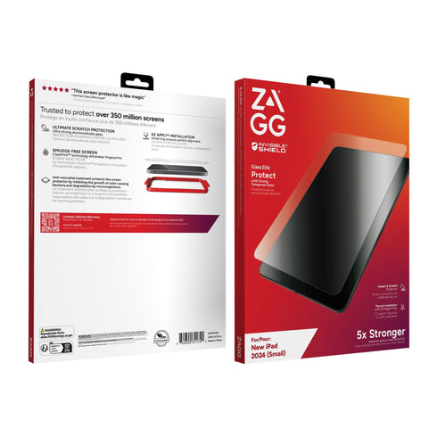 ZAGG InvisibleShield Glass Elite Screen Protector for iPad Air 200116279 840390311740