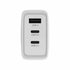 Blu Element Wall Charger 3 Port 65W PD 2 USB-C & USB-A BEWCCS65W3PW 732442246226