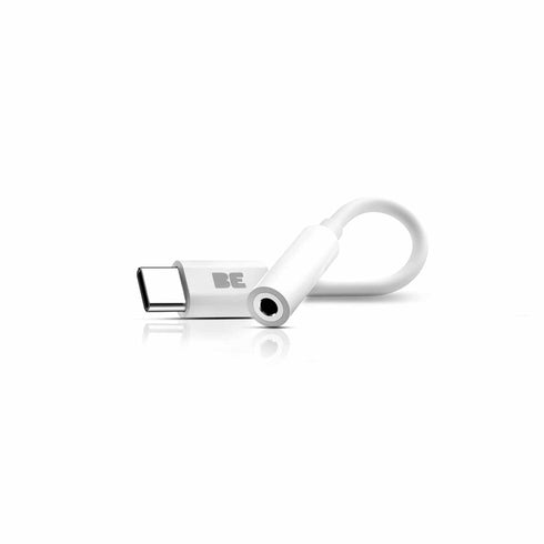Blu Element USB-C to 3.5mm Headphone Jack Adapter White BEUSBCAUW 732442247490