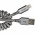 Ventev Helix Coiled Charge/Sync Lightning Cable 1ft COILCABTGVNV