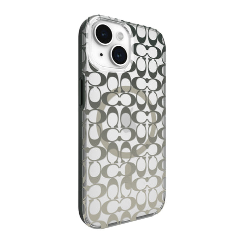Coach Protective Signature C Case w/MagSafe for iPhone 15 CH052466 840171732863