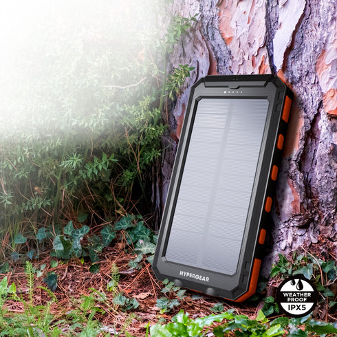 Hypergear 10000mAh SolPro 20W Solar Rugged IPX5 Power Bank w/ Compass + Flashlight 16160