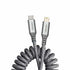 Ventev Charge/Sync Helix Coiled USB-C to Lightning Cable 3ft HC3GRY252382