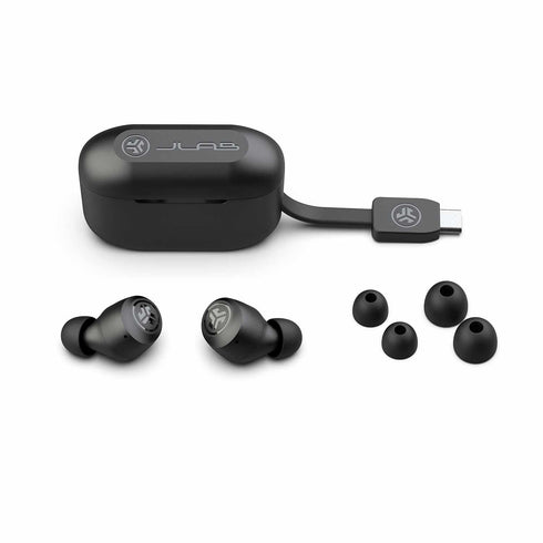 JLab Go Air Pop True Wireless Headphones IFCEBGAIRPOPRBLK124 812887017183